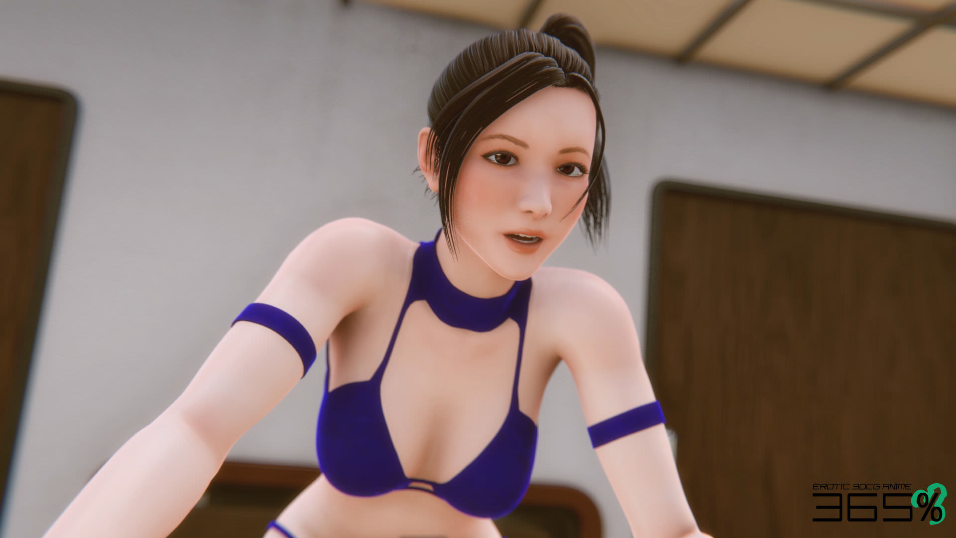 スレンダー美女が体を重ね合わせるレズプレイ